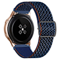 Miniatyrbillede 1 af 5: 20 mm 22 mm bånd til Samsung Galaxy Watch 4/classic/3/5/pro/active 2 Gear S3 Elastic Nylon Loop Huawei Watch Gt 2 2e 3 Pro Strap Navy blue 22mm