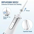 Miniatyrbillede 4 af 5: Oral Irrigator Dental Water Flosser Sort