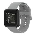 Miniatyrbilde 1 av 5: 23 mm fargespenne silikon armbåndsurrem for Fitbit Versa 2 / Versa Lite / Blaze Gray