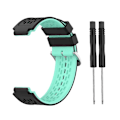 Miniatyrbilde 4 av 5: For Garmin Approach S2 / S4 Tofarget silikonklokkerem Black Mint Green