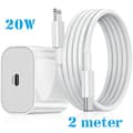 2M USB-adapter 20W USB-C lightning-kabel Laddare kompatibelt med Apple iPhone 13