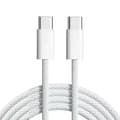 1 meter Laddare för iPhone - Snabbladdare - USB-C Laddare - Kabel Vit