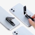 Miniatyrbild 9 av 11: Skrivbordshållare Mobiltelefonhållare Fällbart stativ för mobiltelefon Gray
