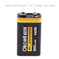 Miniatyrbild 5 av 11: 9V 900mAh Micro USB Laddningsbart Lipo-batteri för Multimeter Mikrofon Fjärrkontroll