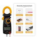 Miniatyrbild 2 av 11: DT-3266F Digital Amper Clamp Meter Multimeter AC/DC Spänning Resistor Testare