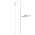 Miniatyrbild 3 av 11: USB 3-Pin Magnetisk Laddningsdocka Bas USB Laddningskabel för Laifen Tandborste White