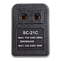 Miniatyrbild 2 av 6: Nyaste Spänningsomvandlare Adapter 110V US till 220V US EU Svart 1 St