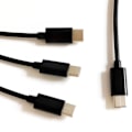 Miniatyrbild 6 av 10: 3 i 1 USB Typ C Kabel För Mobiltelefontillbehör Laddning USB C Kabel White