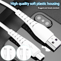 Miniatyrbild 6 av 10: 0,9 m/2 m USB 5Pin/USB C Kabel Snabbladdningssladd Datakabel Förlängningssladd Micro USB 1m
