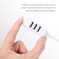 Miniatyrbild 5 av 11: 3-port USB Hub Splitter Extender USB Adapter Höghastighets Splitter Notebook En-till-Tre Extender Hub för Stationär Dator Laptop 1.2m