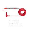Miniatyrbild 4 av 10: Elektrisk multimeter testledningsset Trådbrandhämmande Förgylld för skarp nålprob