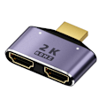 Miniatyrbild 1 av 9: 1X2 HDMI-kompatibel Splitter-kit med strömförsörjning, 2 portar, 1 in 2 ut - 2 Strömförsörjda splittrar