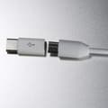 Miniatyrbillede 3 af 7: USB C hun til han-adaptere, Type C til MicroUSB opladerkabel opladeradapter Classic white