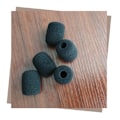 Miniatyrbild 2 av 10: 5 st svarta mikrofonheadset-skumgummi-vindskydd - mikrofonöverdrag