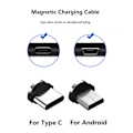 Miniatyrbild 4 av 9: Magnetisk Laddaradapter Skyddar Mot Damm och Smuts Typ C Micro USB Ask-Säker U