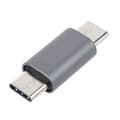 Miniatyrbillede 7 af 9: Mini Universal Type C Han til Type C Han Konverter til Smartphone Laptop Tablet Silver