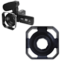 Miniatyrbild 2 av 7: Fyrkantig Linshuv Skydd Tillbehör för Videokamera Digital för DV Digital Video Cam