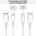Pikkukuva 3 / 8: USB - Type C/USB 5Pin -datakaapeli, 2A pikalatausvirtajohto 100cm Micro USB 2A