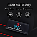 Miniatyrbild 6 av 11: Vattentät för DC 12V Voltmeter Termometer 0,28 tum Dual Display för Bil Motorc