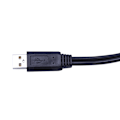 Miniatyrbild 7 av 8: USB-splitter, USB 2.0 Y-splitterladdningskabel 1 hane till 2 hona strömkabel förlängningshubbadapter för bil/laptop