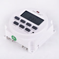Miniatyrbild 6 av 7: Programmerbar digital timerbrytare för DC 12V AC med LCD-skärm, 7 dagar, för tidsrelästyrning, nedräkning för tidsfunktion