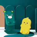 Miniatyrbild 6 av 11: Mobilhållare söt silikon+plast+metall justerbar hållare telefonhållare Green