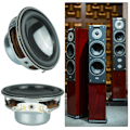 Miniatyrbild 4 av 7: 2 st 40mm 4Ohm 5W Full Range Högtalare Stereo Woofer Rund Form
