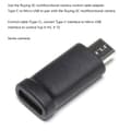 Miniatyrbillede 4 af 6: Multifunktionel kamera kabeladapter Type C til Micro USB konverter til Ronin SC