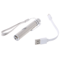 Miniatyrbild 1 av 11: 3 i 1 Multifunktionell LED Laserlampa Infraröd USB Uppladdningsbar UV Ficklampspenna