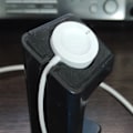 Miniatyrbild 8 av 10: Laddningsdocka Laddare Hållare Tillbehör för Smart Klocka Lättvikt Bärbar Black