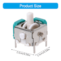 Miniatyrbild 4 av 8: 5-pack 3D Analog Joystick Trådlösa Tummepinnar Sensormodul Reparation Ersättning för NGC-Kontroller, Grön