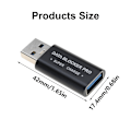Miniatyrbild 5 av 7: USB-datablockering snabbladdningsadapter för säker datatransfer och stöldskydd