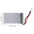 Miniatyrbild 2 av 11: 3.7V 2000mAh Lipo Batteri 903048 Li-ion Batteri/Laddare RC Quadcopter Reparationsdelar för KY601S H11D H11C RC Drönare Only usb charger