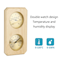 Miniatyrbild 7 av 7: Väggmonterad Saunahygrotermometer Inomhus Celsius Termometer & Hygrometer 0-120℃