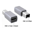 Miniatyrbillede 7 af 11: USB B til USB C Type C Hun til USB Han Type C Hun til USB B Han Type C til USB B til Printer Elektrisk Klaver