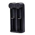 Miniatyrbild 1 av 8: 5V 2A Batteriladdare Li-ion Batteriladdningsdocka 2 Fack för 18650 16340 2665