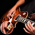 Miniatyrbild 4 av 11: 8 stycken plast tumfingerval Multi justerbar fingergitarrplock ihålig gitarrplektrum för akustisk gitarr 2L+6M
