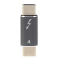 Pikkukuva 7 / 9: Type C - USB C -sovitin USB-C uros - uros dataliitin tehomuunninliitin