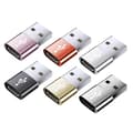 Miniatyrbilde 11 av 11: Aluminium TYPE C til USB OTG-konvertere Strøm og Data USB til USB C-adapter Red