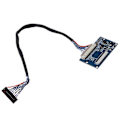 Miniatyrbild 8 av 9: LVDS 1ch 8bit 20 till 40-stifts TTL-signal LCD-drivrutskortstyrkortssats för 7-10,1\" LCD-panelkabel Enkel att använda