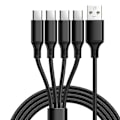 Miniatyrbild 1 av 9: 4-Portars Laptops Surfplattor 4 i 1 Typ C Laddningssladd Adaptrar USB till USB C Splitter