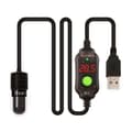 Fisk for akvarium Mini varmeapparat USB-lading nedsenkbar justerbar 18℃-34℃