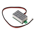 Miniatyrbild 2 av 7: Ny Mini Tre-rads LED Liten Panelmätare Display Digital Voltmeter DC0-100V