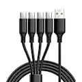 Miniatyrbild 9 av 9: 4-Portars Laptops Surfplattor 4 i 1 Typ C Laddningssladd Adaptrar USB till USB C Splitter