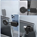 Miniatyrbild 7 av 10: Magnetisk skrivbordsmobilhållare stativ lätt stativ justerbart skrivbordsställ universellt bordstelefonstativ
