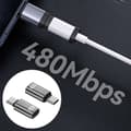 Miniatyrbillede 3 af 9: Højtydende  Til Type C Adapter Konverter Til iPhone16/15 Enheder Black