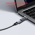 Miniatyrbild 2 av 9: KOWSI USB-testare LED-display USB-C-mätare Bärbar spännings- och strömmätare USB-C-voltmeter amperemeter detektor USB-kontroll