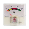 Miniatyrbild 7 av 7: DC15V Analog Panel Voltmeter Voltvisare Typ Mätare Kvadratisk Form 40mmx25mm