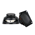 Miniatyrbild 9 av 9: 2 st 40mm 4Ohm 3W Subwoofer Multimedia Bärbara Högtalare Ljudförstärkare Högtalare Inre Magnetisk Gummi Sido Högtalare