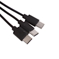 Miniatyrbild 10 av 11: USB Multi Laddningskabel 1/2/3/4 i 1 Multipla Telefonladdare Sladd USB C Multi Kabel med Typ C Port för Telefoner Surfplattor null - One for three
